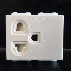 Ổ Cắm Đơn 3 Chấu Có Màn Che - WEV1181-7SW