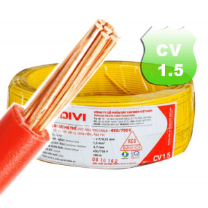 Dây điện CADIVI đơn mềm 1.5