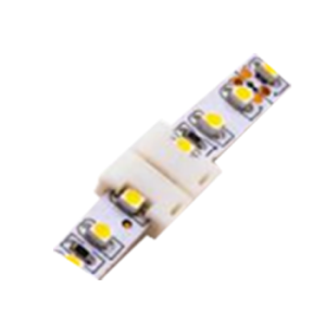 VinaLED Đầu nối thẳng cho led dây đơn sắc (8mm),  2 Pins - SC-2P-8-NW - Image 1
