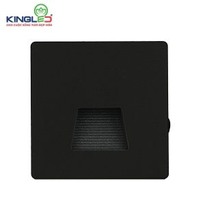 KingLED ĐÈN ÂM BẬC CẦU THANG MẶT ĐEN - KHÔNG CẢM BIẾN - AB-3-V-D