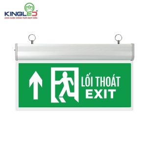 KingLED ĐÈN EXIT CHỈ HƯỚNG MICA - LÊN - EXM-3-2M-L