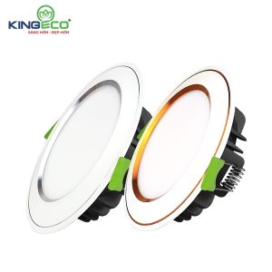 KingLED Đèn Led Âm Trần Mặt Cong Đơn Sắc 07W/90 (EC-DLSS Series) - EC-DL-7SS-T118-CV/CB