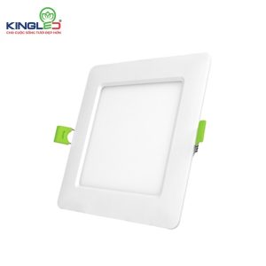 KingLED Âm trần siêu mỏng Pearl 09W/130, mặt vuông - PL-9SS-V150-V/TT/T