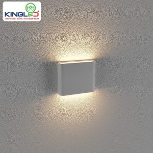 KingLED ĐÈN LED GẮN TƯỜNG NGOÀI TRỜI 8W (LWA8011-S-WH) - LWA8011-S-WH